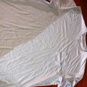 Plain light blue mens Izod sort sleeve